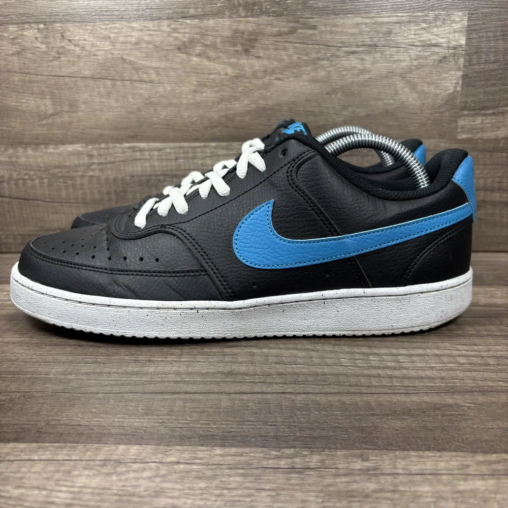 Nike Court Vision Black Blue Mens US Size 10 EUR 44 DH2987-005 Sneakers